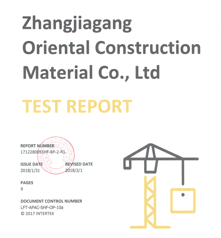China OCM pasó la certificación estándar AS / NZS 2908